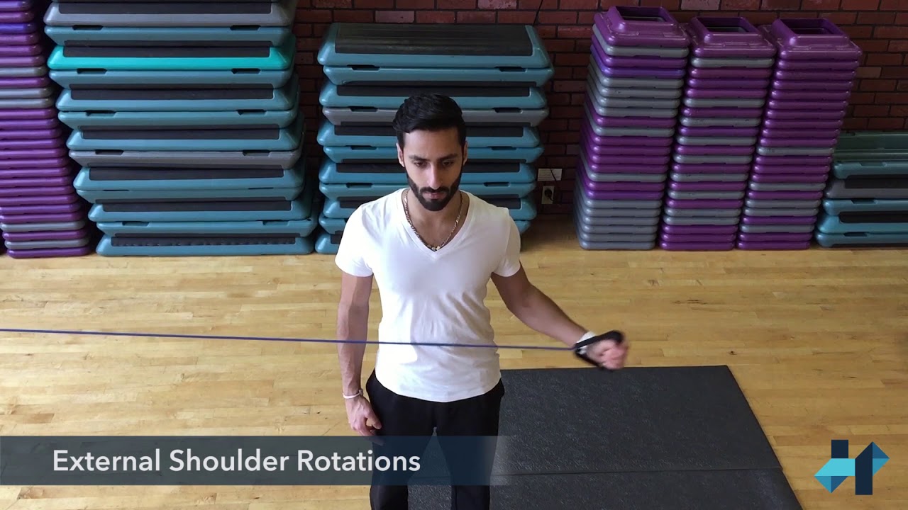 External Shoulder Rotations - YouTube