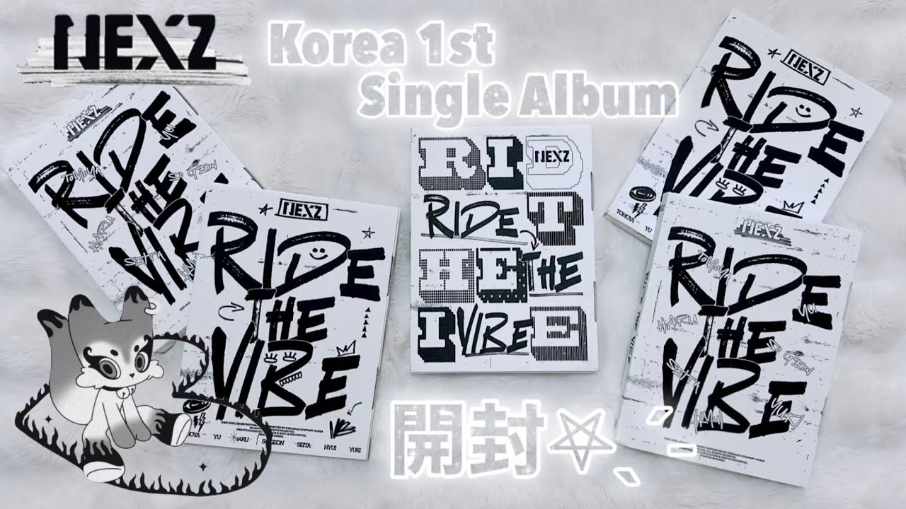 最推しハルくん🐻‍❄️💫┊NEXZ𖤐ˎˊ˗┊Ride the Vibe ┊開封┊1st Single Album