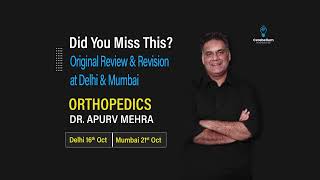 Glimpse of Orthopedics | ORRs at Delhi & Mumbai | Cerebellum Academy