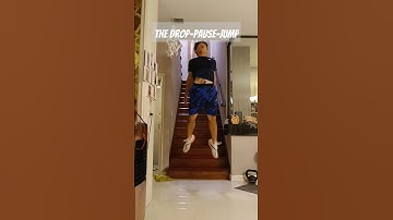 the Drop-Pause-Jump is a great #plyometrics #verticaljump exercise! #jumphigher