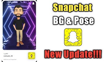 How to change Snapchat Bitmoji Background and Pose? | Snapchat BG & Pose New Update |Urdu/Hindi 2021