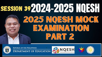 2025 NQESH Mock Examination Part 2