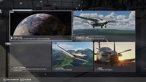 MSFS 2020 with Custom Splash Screens