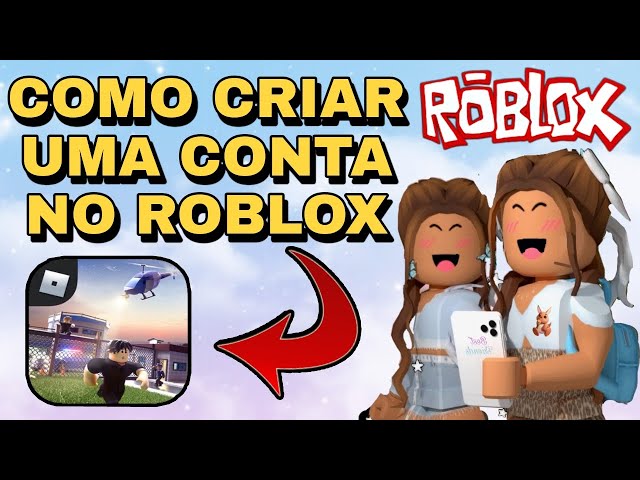 🫶✓COMO CRIAR UMA CONTA E JOGAR ONLINE NO ROBLOX 𝐏𝐄𝐋𝐀