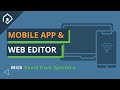 Mobile app  web editor quick start guide