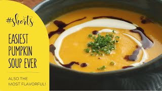 The Easiest Pumpkin Soup Ever!  |  #shorts