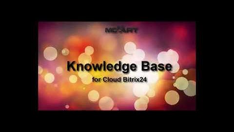 Knowledge Base for Cloud Bitrix24
