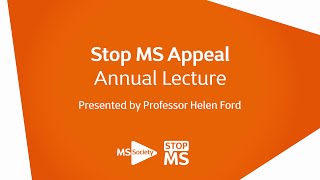 Stop MS Appeal Annual Lecture 2023 | MS Society UK