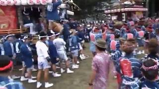 20160918 1038やわたんまち2日目南町鶴ケ谷八幡宮拝殿へ