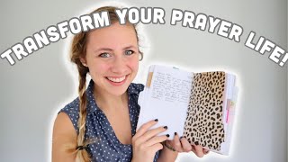 HOW TO START (or deepen) YOUR PRAYER JOURNAL LIFE: my prayer notebook set up & powerful tips