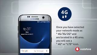 Vodafone Changing network mode to 4G anroid video screenshot 5