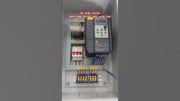 Tủ điều khiển bơm luân phiên qua biến tần #techx #electric #dieukhientudong #electrical #automation