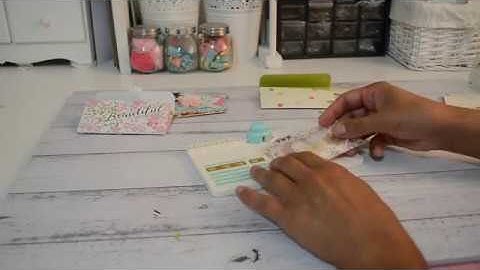 Mini Pocket Accordion File Folder | with | File tab inserts using | WRMK | Mini Envelope Punchboard