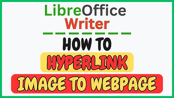 How to Hyperlink an Image to a Website in LibreOffice Writer | PC Tutorial