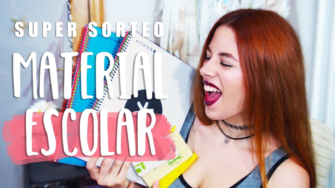 Haul: Material escolar + SORTEOS INTERNACIONALES (Cerrado) | Sandra Eme