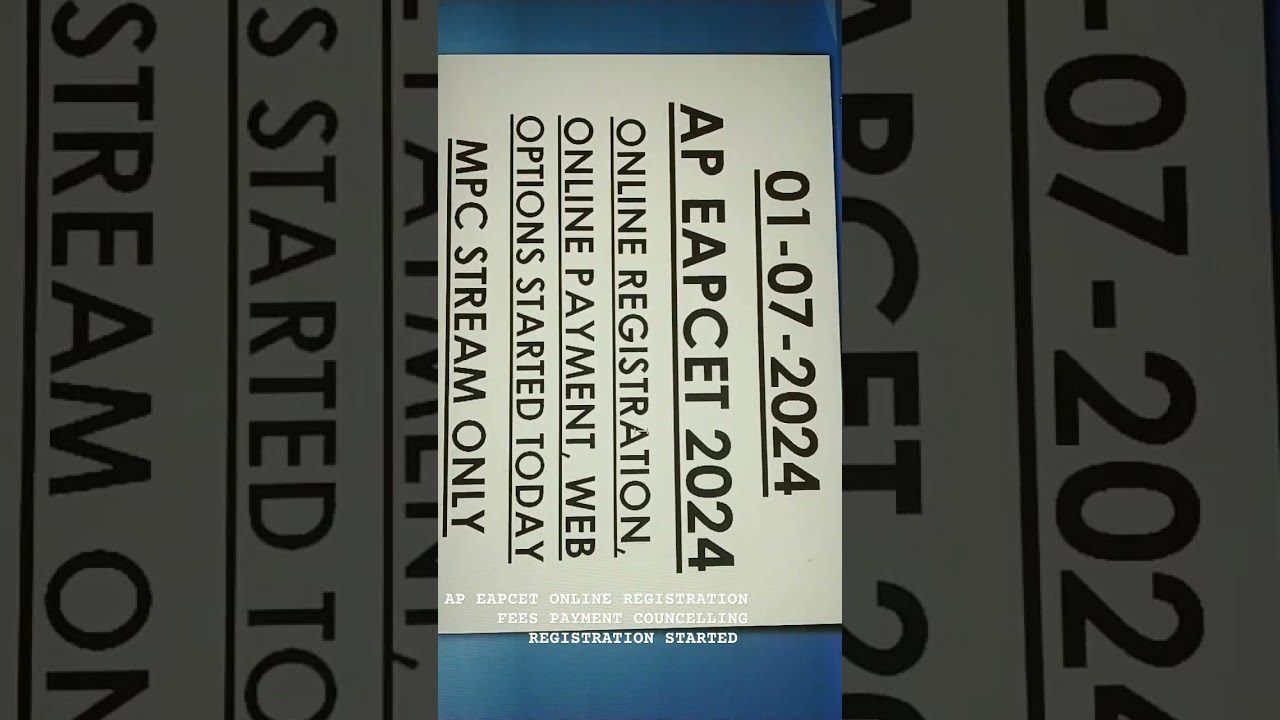 #APEAPCET2024