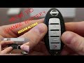 How to change a car remote battery on a Nissan Altima Maxima Z370