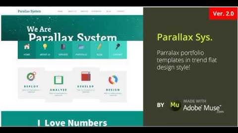 Preview Parallax System | One Page Parallax Portfolio