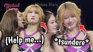momo acts *disgusted* but doesn’t move at all when jeongyeon keeps teasing her