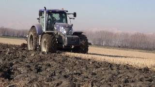 PLOUGHING 2013 - NEW HOLLAND T7.270 Blue Power & McCORMICK MTX200 + Vogel & Noot & Pietro Moro
