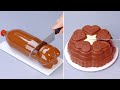 Fancy cake design tutorial  so delicious chocolate cake decoration recipes  just cake