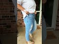 Straight leg skinny jeans distressed #distressedjeans #skinnyjeans #shortgirljeans #budgetjeans