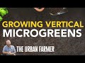 Vertical Indoor Microgreens with LED's - Living Earth Farm