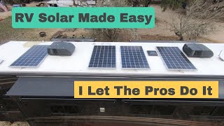 RV Solar Install by Briter Products  All I did was watch!