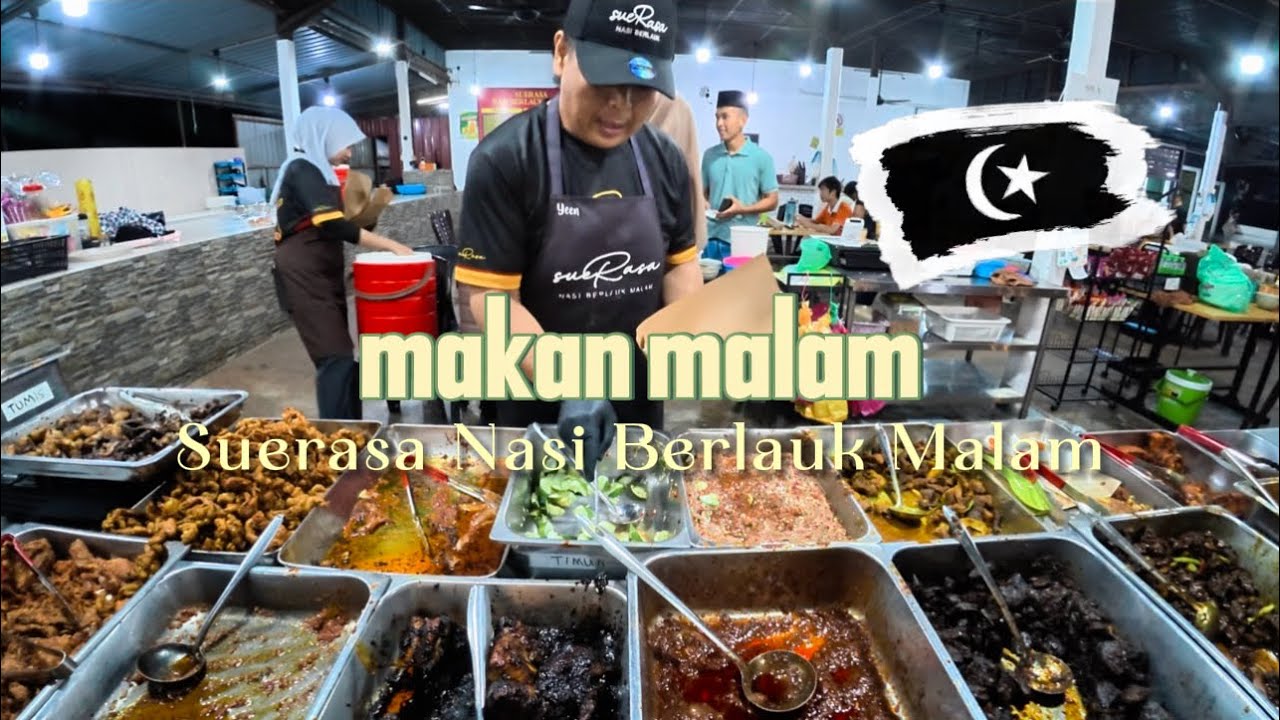 RM100 Je Untuk 8 Orang?! Serious terkejut 😱 Nasi Berlauk Malam Terengganu ✨