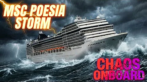 MSC Poesia in a Violent Storm – Passengers Terrified During Sudden South Atlantic Chaos