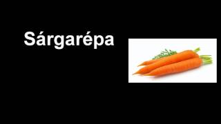 Венгерский язык - овощи
