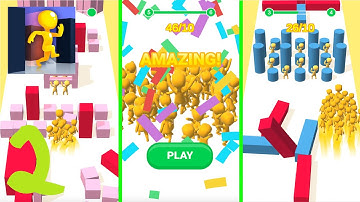 Party Race 3D Crowd Run Gameplay Walkthrough Part 2