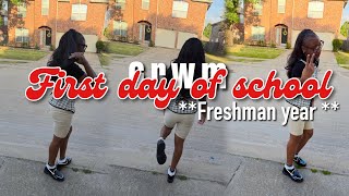 GRWM for the first day of school *Freshman year *