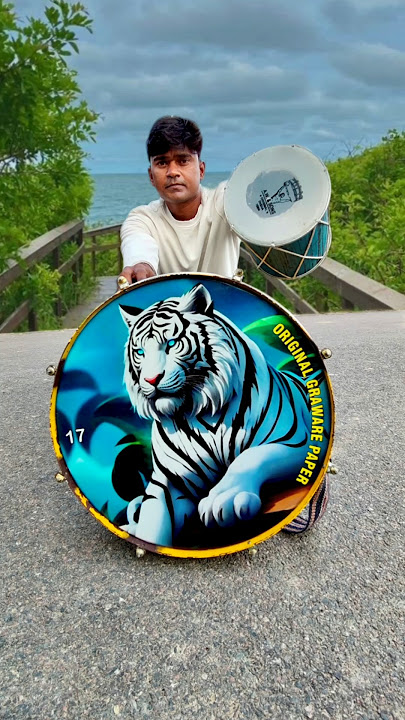 Mini Steel Dholak & Punjabi Dhol Unboxing 🔥#shorts