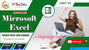MS Excel Conditional Formatting PART 01| Create your own rules l SINHALA TUTORIL (Clear Explanation)