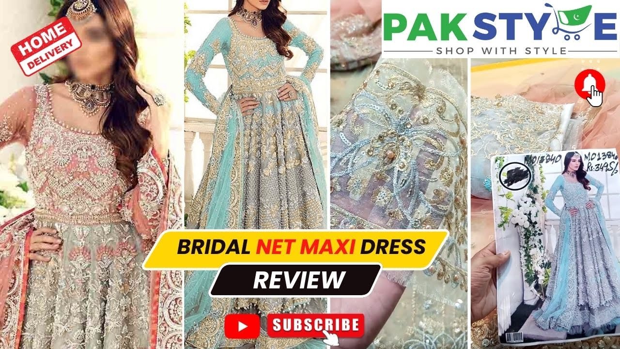 Pakistani Net Dress Design 2024: Fancy Net Dress, Net Frock & Net Maxi  Design Online in Pakistan –