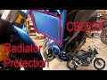 Honda CB500X Radiator Protection Screen - DIY Cheap