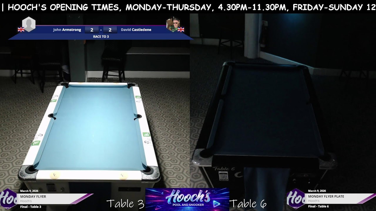 Monday Night Pool Flyer