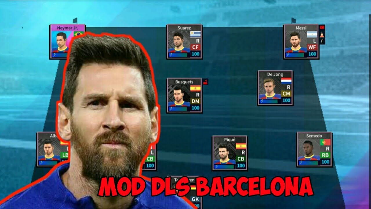 Download Mod Dream League SoccerKlub FC Barcelona YouTube