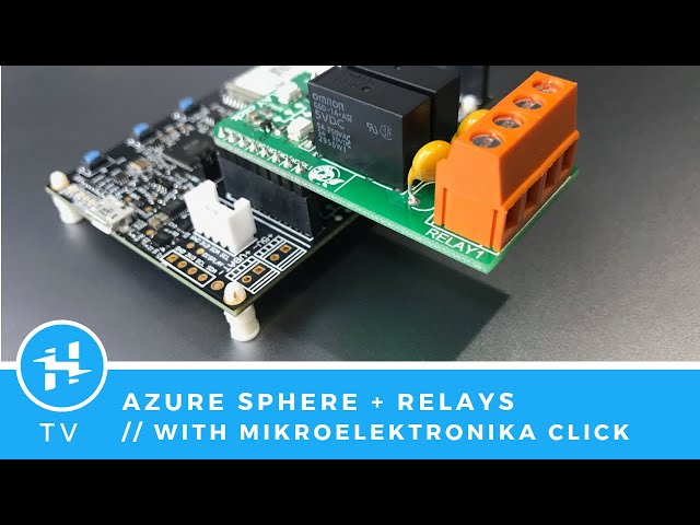 Control Relays with the Azure Sphere Dev Kit