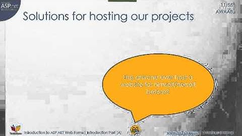 Introduction to ASP.NET Web Forms - Introduction part (A)