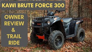 Kawasaki Brute Force 300 Review & Trail Ride | Best 'Value' ATV on the Market