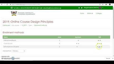 MUELE: Managing Users_Enrolment methods_Setting enrolment key and Enrolling users