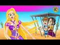 Prenses Rapunzel - 2 Masal 1 Arada | KONDOSAN Türkçe - Çizgi Film &amp; Çocuk ve Prenses Masalları