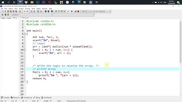 HackerRank: Array Reversal in C ( Đảo ngược thứ tự trong mảng)