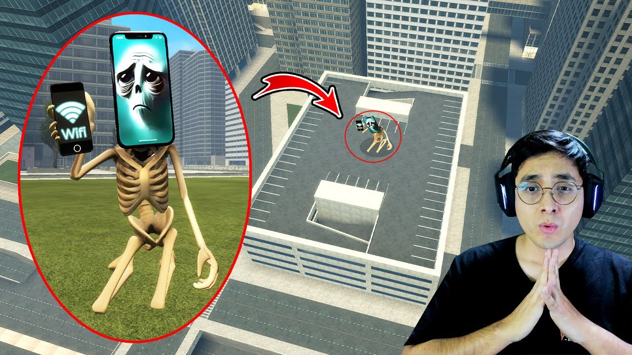 Un DRON capta a POT HOTSPOT BRAINROT en la CIUDAD - Garry's Mod