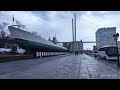 Владивосток январь 2024, центр города, подводная лодка С-56