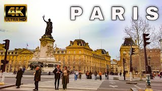 Paris France - Paris 4K Walking Tour - March 15, 2023