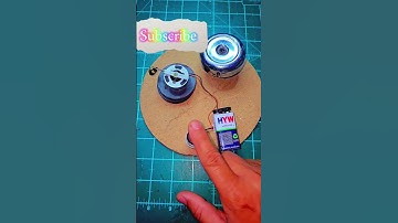 school 🏫 bell project #satisfying #sound #diy #experiment #amazing #tech #dcmotor #electrical