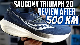 Saucony Triumph 20 after 500 km or 300 Miles - How Long Will They Last?